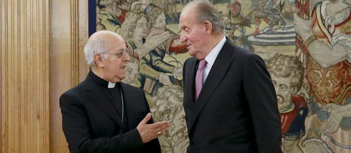 Blázquez y don Juan Carlos, reunión en Zarzuela
