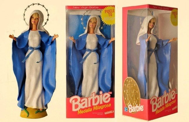 La Barbie Virgen creada para una exposición que ha indignado a los obispos italianos