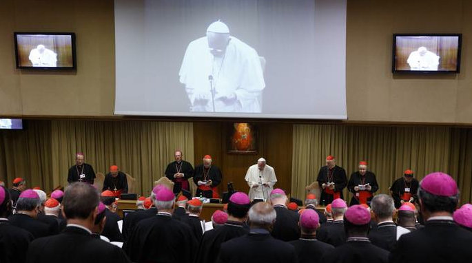 El Papa Francisco cierra el Sínodo Extraordinario para la familia