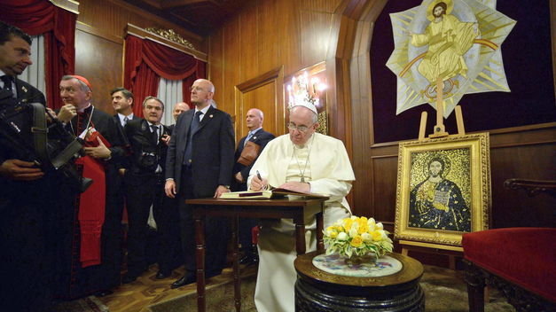 El Papa Francisco, en uno de los actos de su viaje a Turquía.
