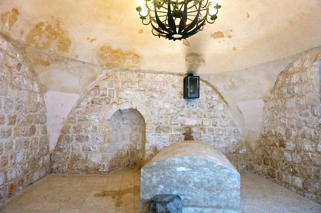 Tumba del profeta José en Nablus (Palestina).