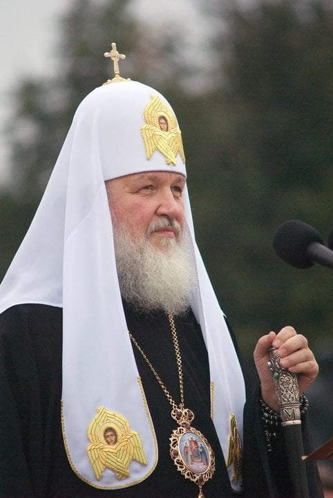 Patriarch Kirill I de Moscú. Imagen de Serge Serebro, Vitebsk Popular News - Trabajo propio. Wikipedia.  