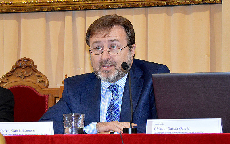 Javier Herrera, director general de Cooperación Jurídica Internacional y Relaciones con las Confesiones del Ministerio de Justicia.