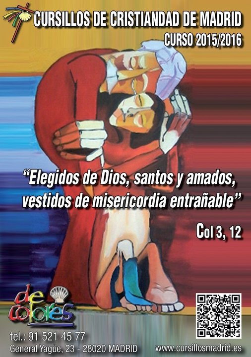 Cartel de los Cursillos de Cristiandad en Madrid. 