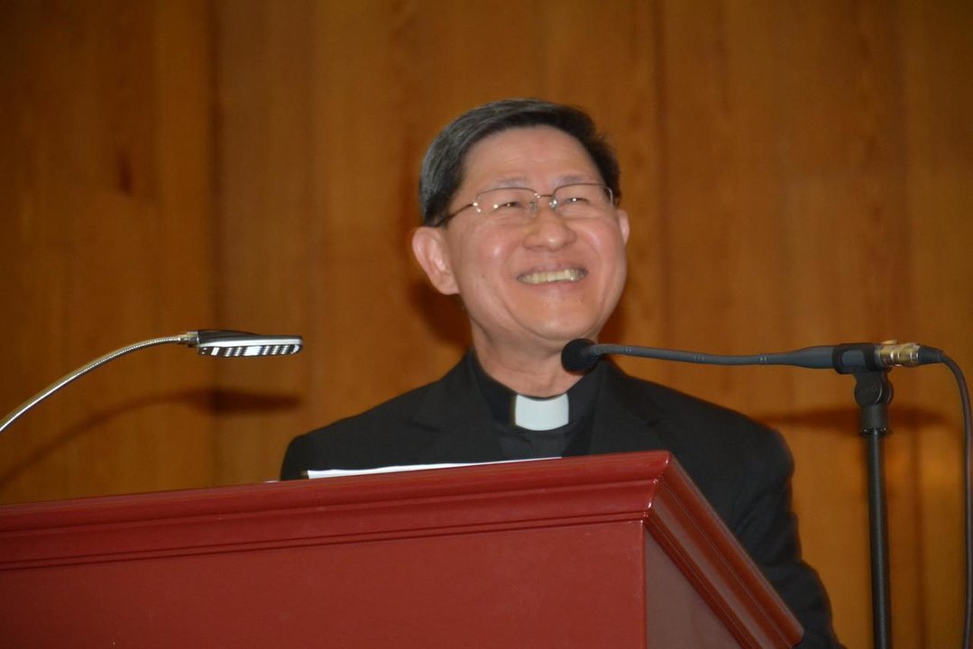 Cardenal Luis Antonio Tagle, arzobispo de Manila. 