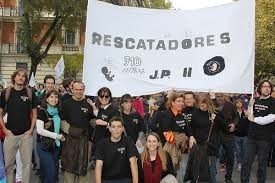 Voluntarios de Rescatadores Juan Pablo II. 