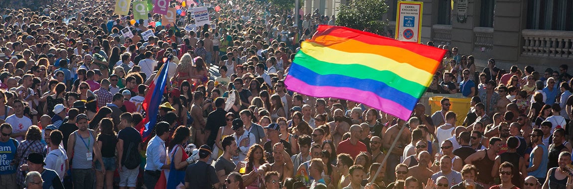 Una imagen del Día del Orgullo Gay. 
