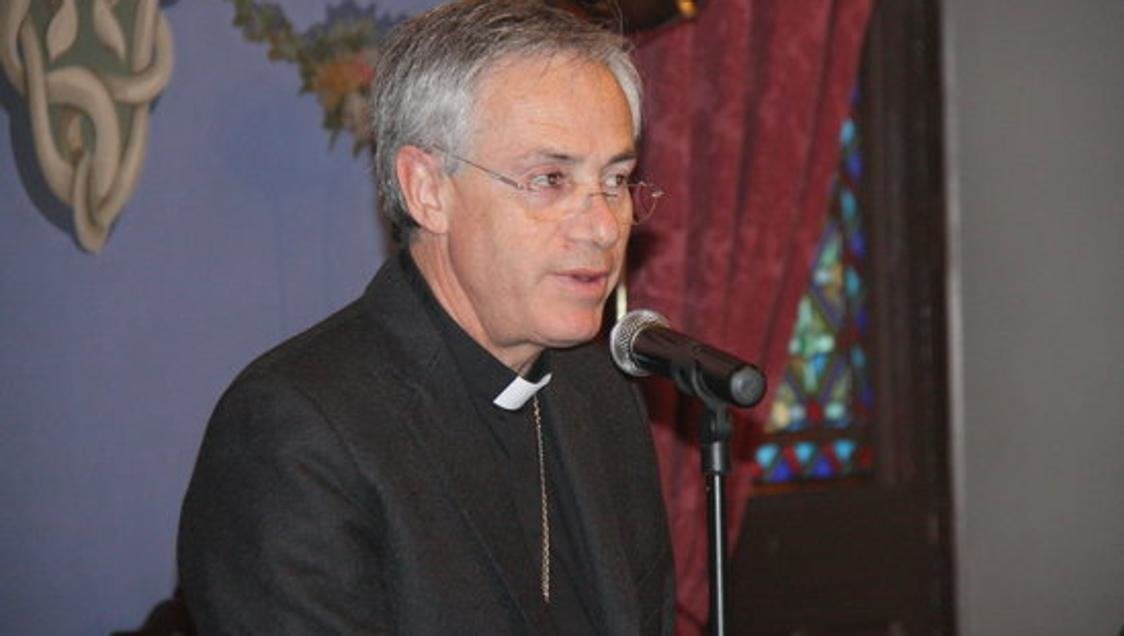 Monseñor Romà Casanova, obispo de Vic. 