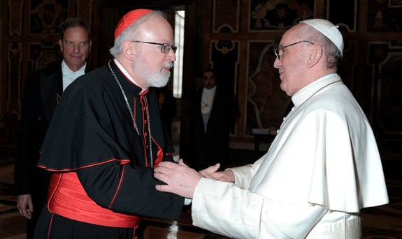 El Papa Francisco y el cardenal O´Malley. 