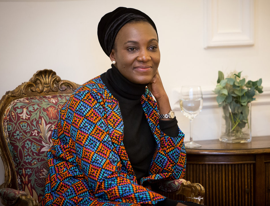 La farmacéutica nigeriana Ebele Okoye. 