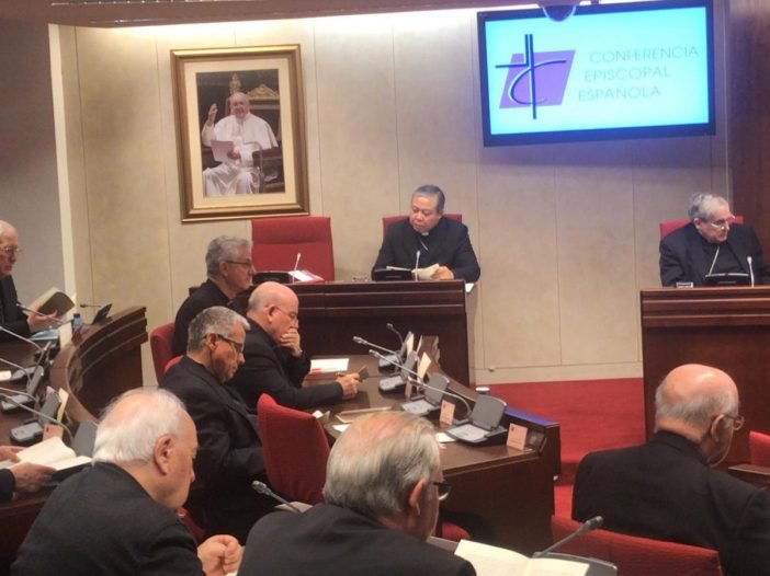 Bernardito Auza en la apertura de la Asamblea Plenaria de la Conferencia Episcopal Española.