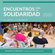 Cartel de los cursos de Encuentro y Solidaridad. 