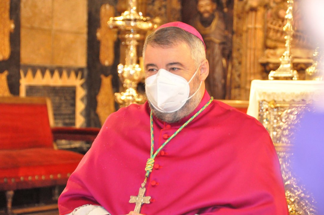 Mons. Carlos Escribano, arzobispo de Zaragoza. 