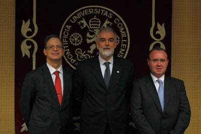 Enrique Sanz Giménez-Rico (a la derecha) y