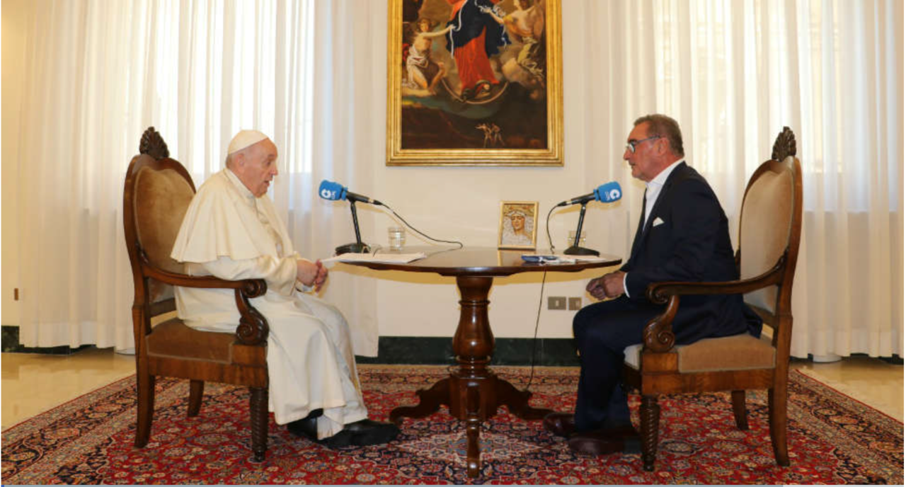Entrevista de Carlos Herrera al Papa Francisco.