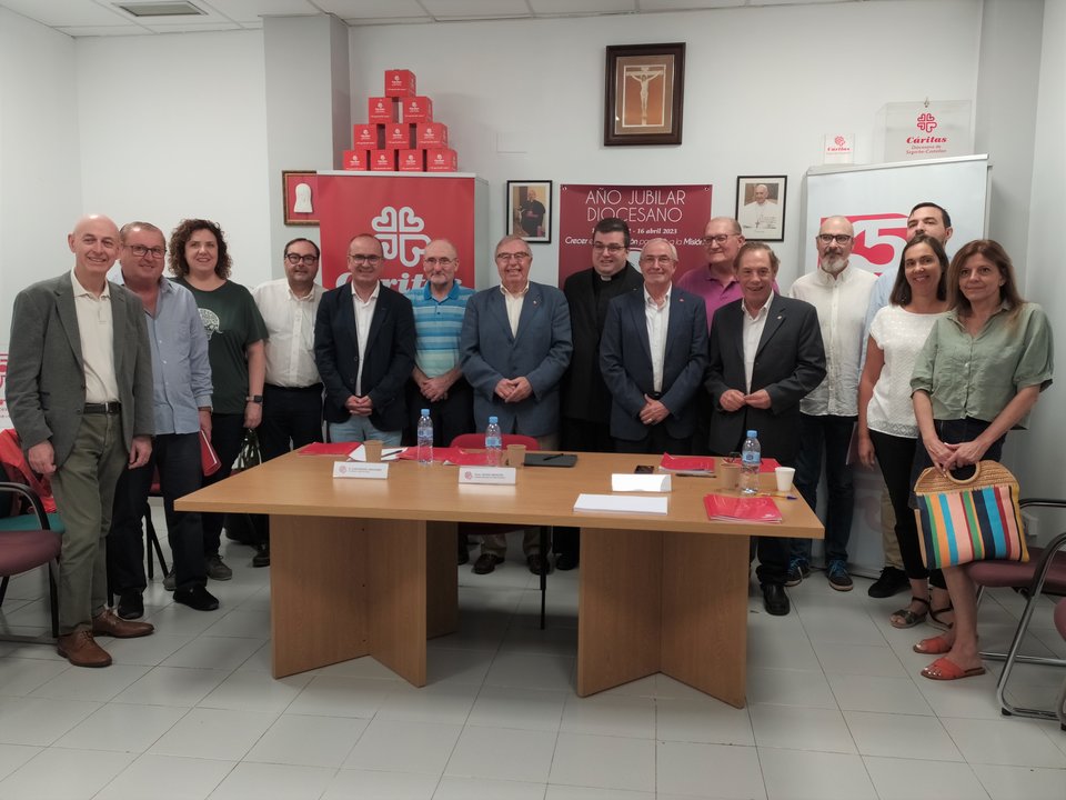 Encuentro de Cáritas Diocesana de Segorbe-Castellón con los medios de comunicación.