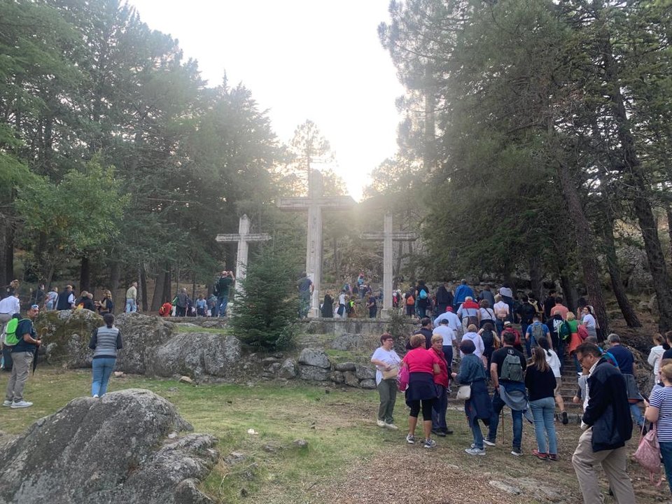 Vía Crucis en el Valle de los Caídos.