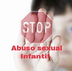 Stop abuso infantil. 