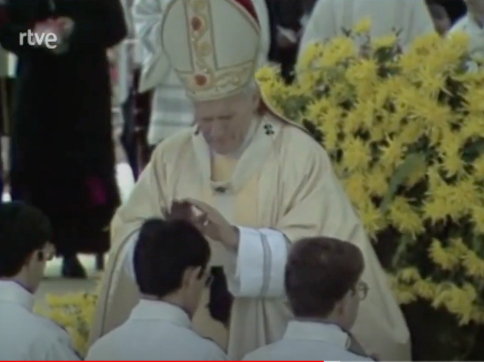 Primer viaje apostólico de Sn Juan Pablo II a Valencia.
