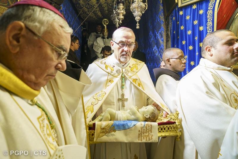 El Patriarca Latino católico, el arzobispo Pierbattista Pizzaballa.