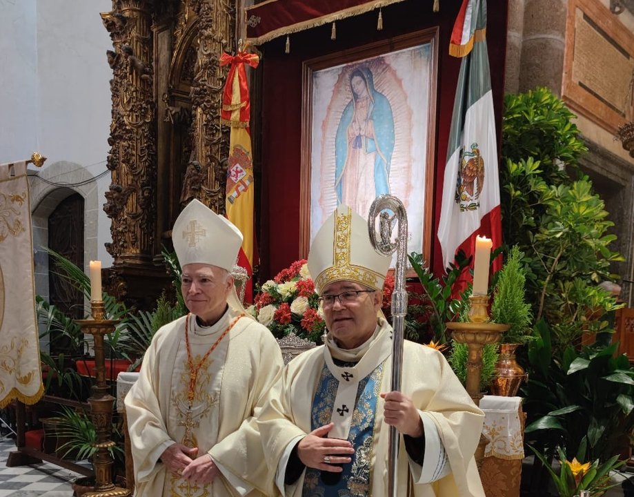 El Papa Francisco se une al hermanamiento de los santuarios de Guadalupe de Toledo y México.