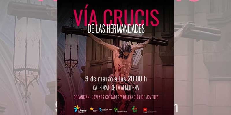 Cartel del Vía Crucis de las Hermandades. 