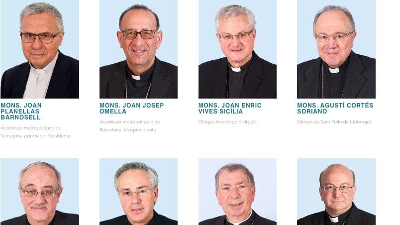 Obispos catalanes. Conferencia Episcopal Tarraconense.