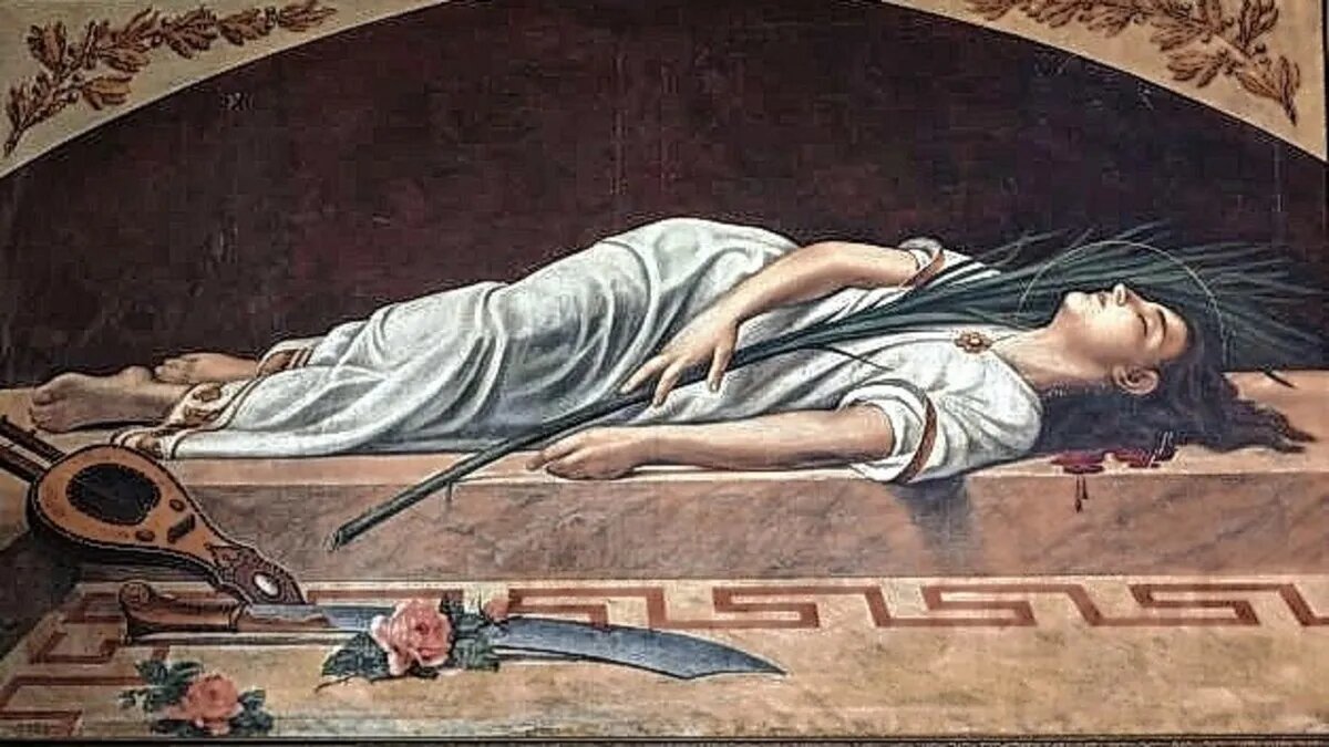 Hoy se celebra la fiesta de Santa Cecilia de Roma, virgen y mártir