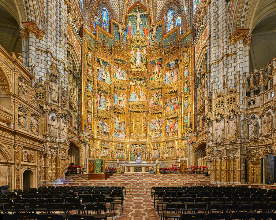 Retablo Mayor de la Catedral de Toledo.