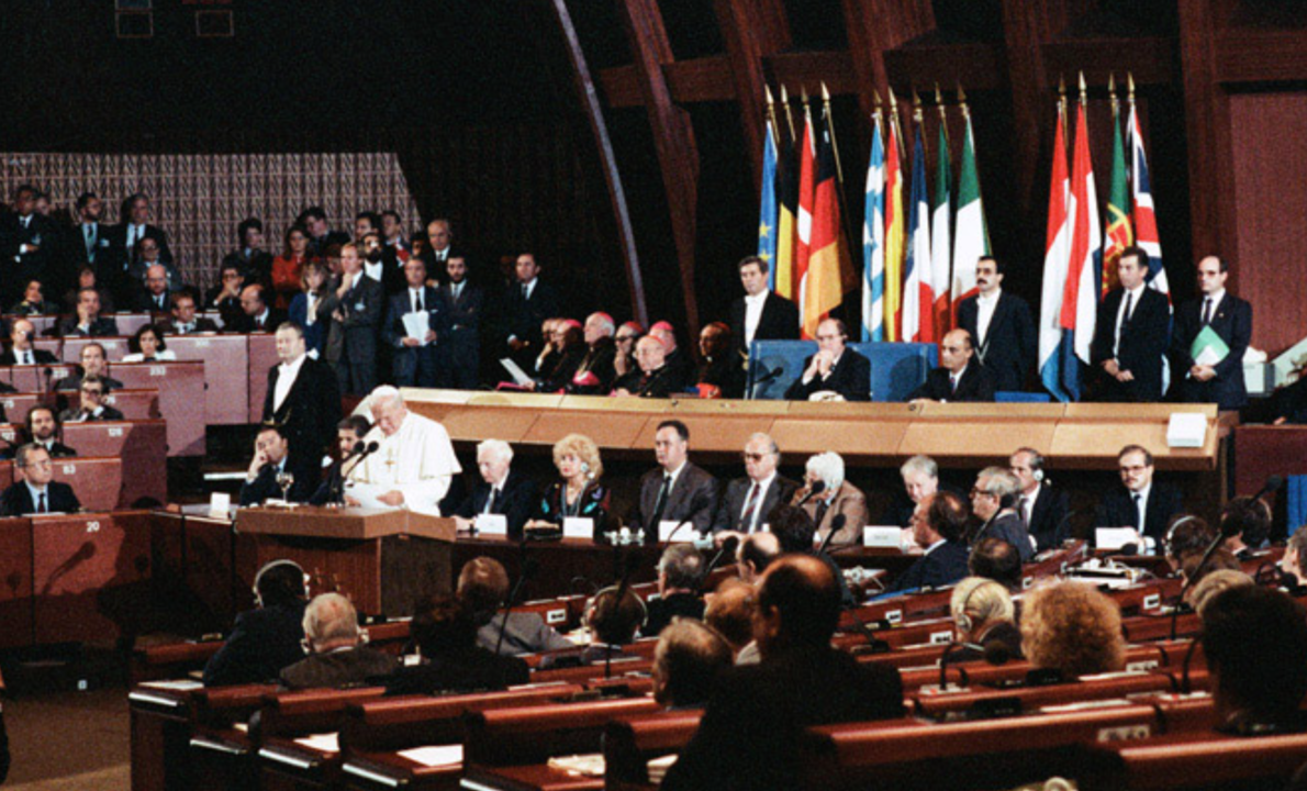 Juan Pablo II, en el discurso ante el Parlamento europeo el 11 de octubre de 1988.