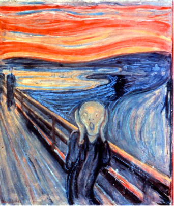  El grito, de Eduard Munch (1893) Galería Nacional de Noruega. 