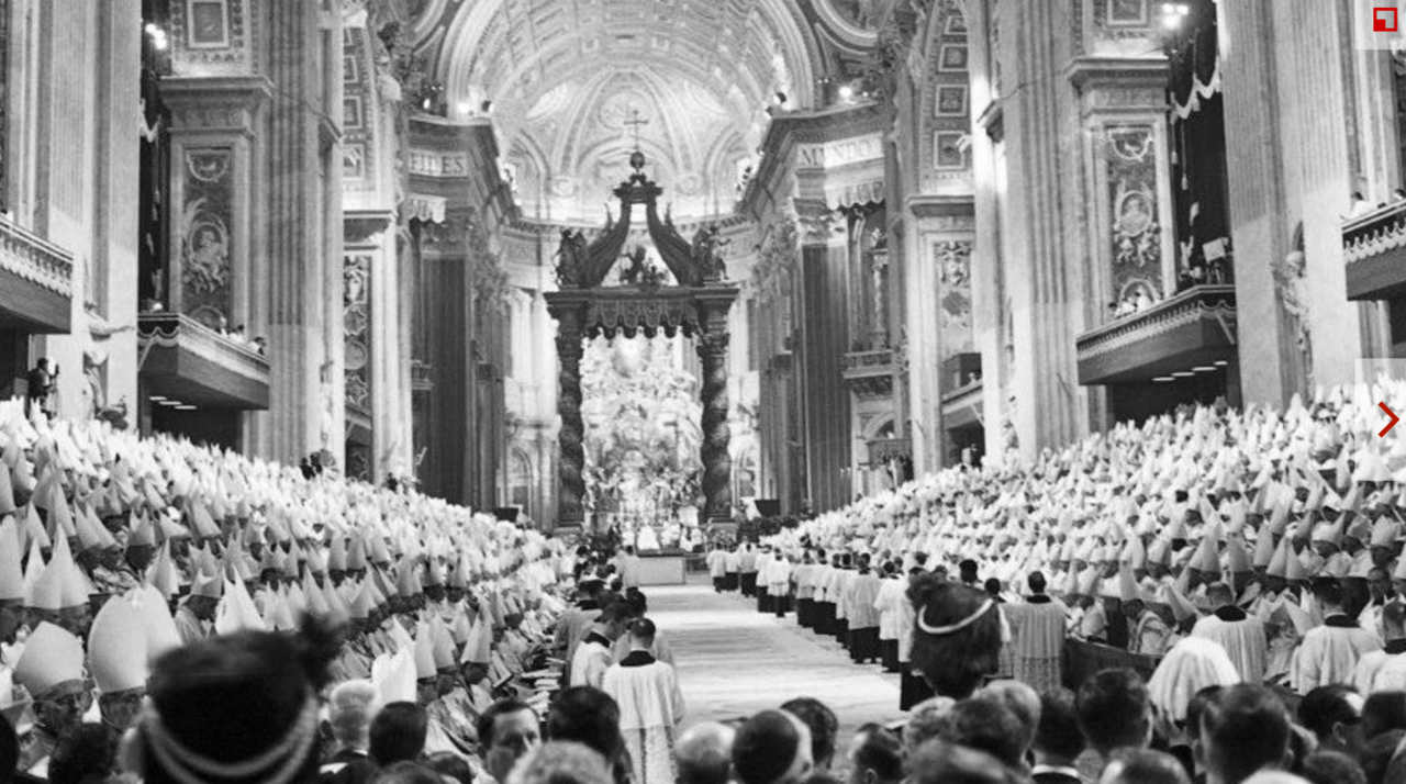 Apertura solemne del Concilio Vaticano II: 11 de octubre de 1962.