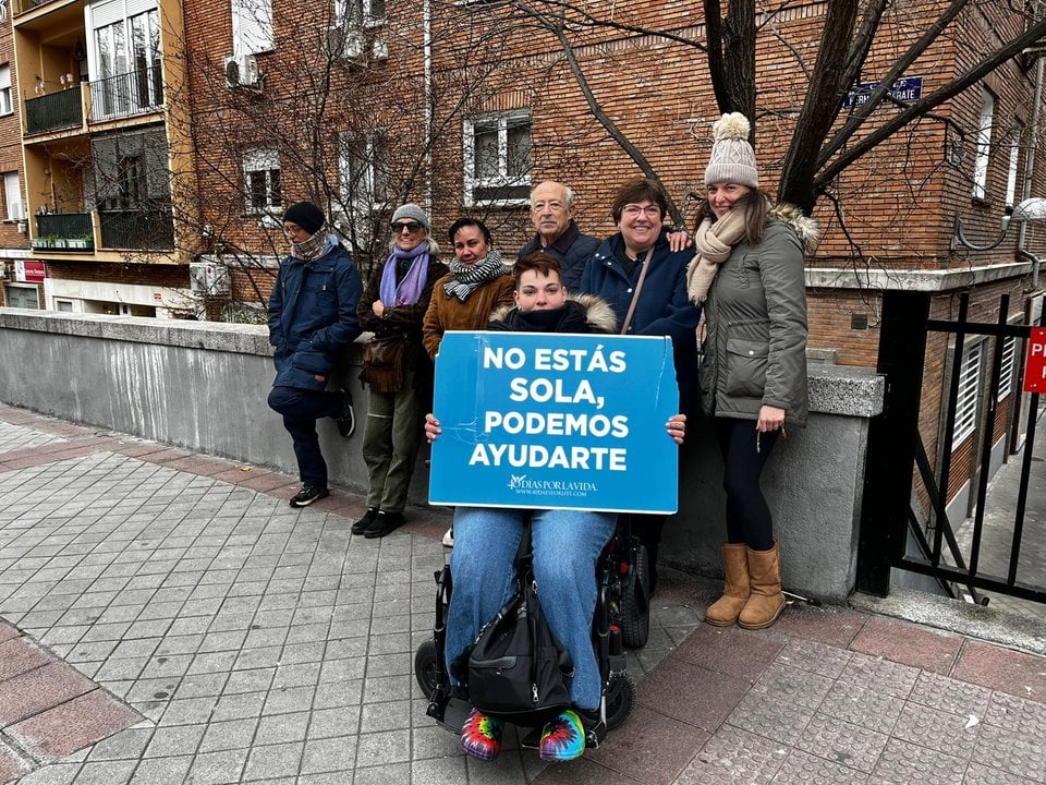 Voluntarios de 40 Días por la Vida.