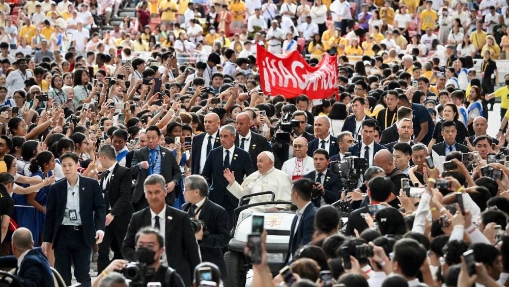 El Papa Francisco en Singapur.