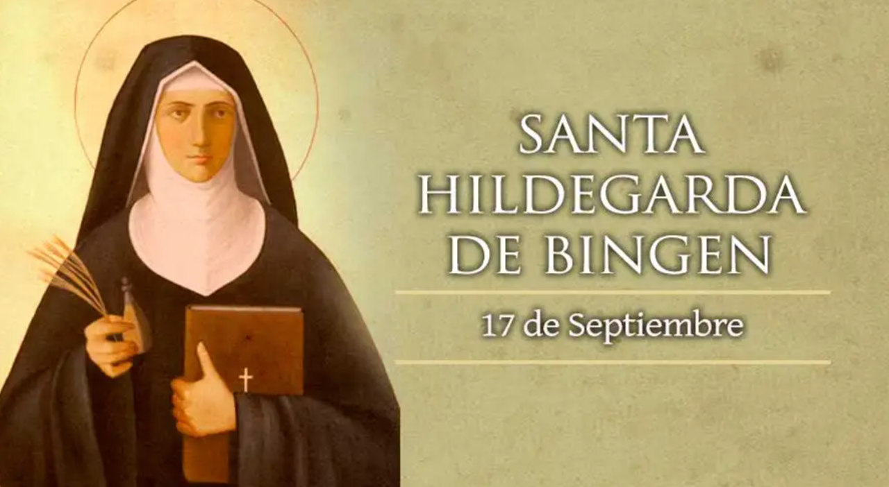 Santa Hildegarda de Bingen.