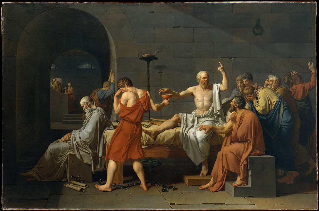 Jacques Louis David: The Death of Socrates.