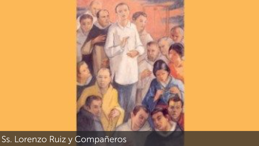 San Lorenzo Ruiz y compañeros mártires.