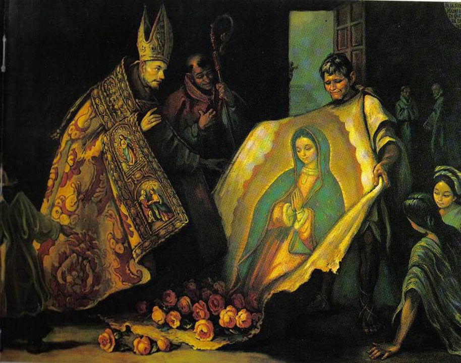 Manto de la Virgen de Guadalupe.