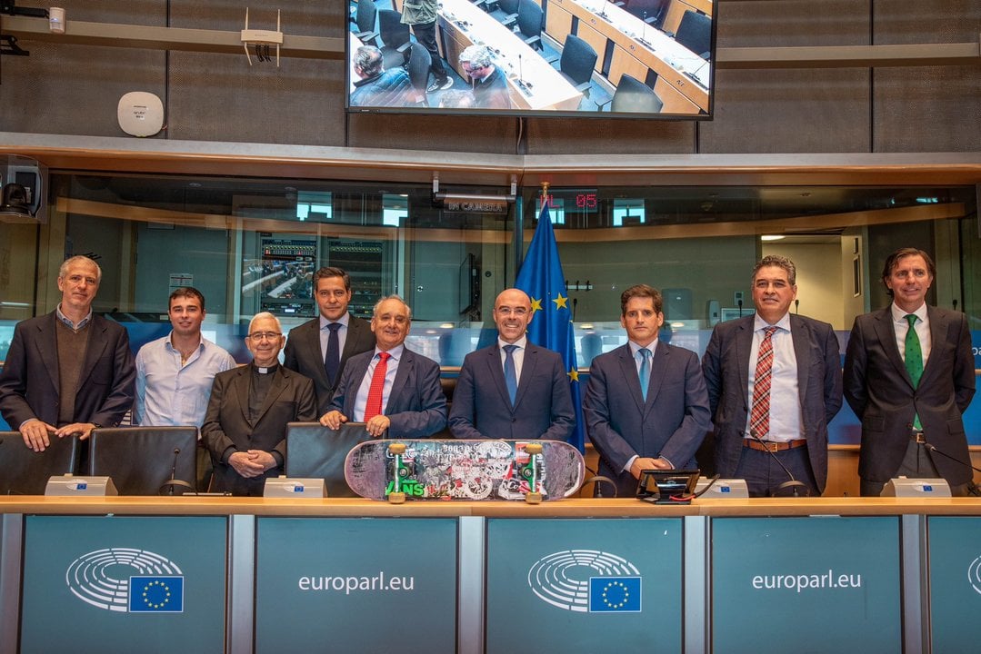 La Asociación Ignacio Echeverría en el Parlamento Europeo.