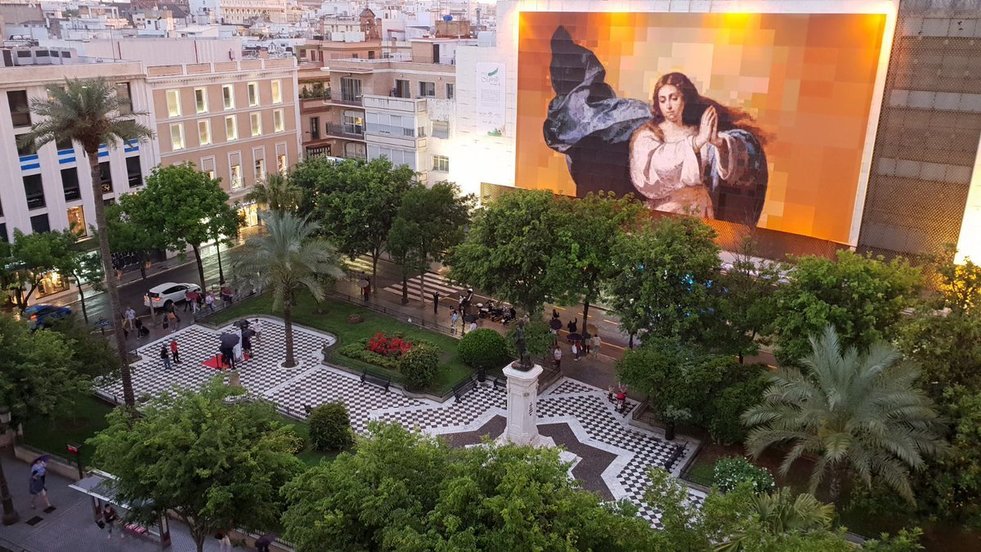 Cuadro de la Inmaculada de Murillo en Sevilla. 