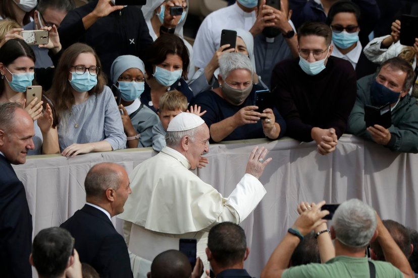Audiencia del Papa tras la pandemia. (Andrew Medichini)