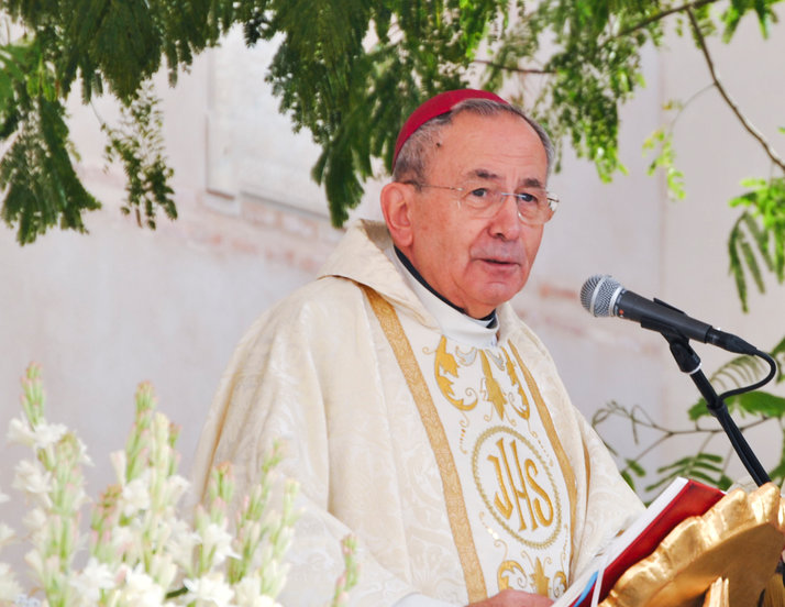 Antonio Algora, obispo emérito de Ciudad Real.