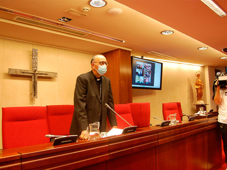 Cardenal Juan José Omella, presidente de la Conferencia Episcopal Española. 