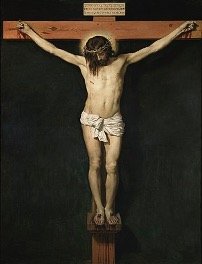 Cristo crucificado - Velázquez. Museo del Prado. 