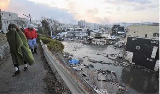 Japón. Ciudad devastada por el tsunami que siguió al terremoto del 11 de marzo de 2011            Reuters/Kyodo.