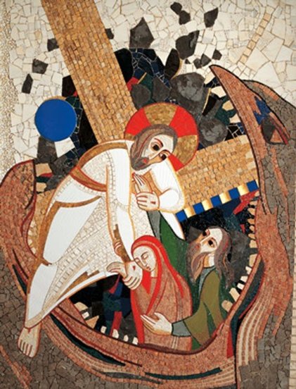 La Verónica junto a Jesús.