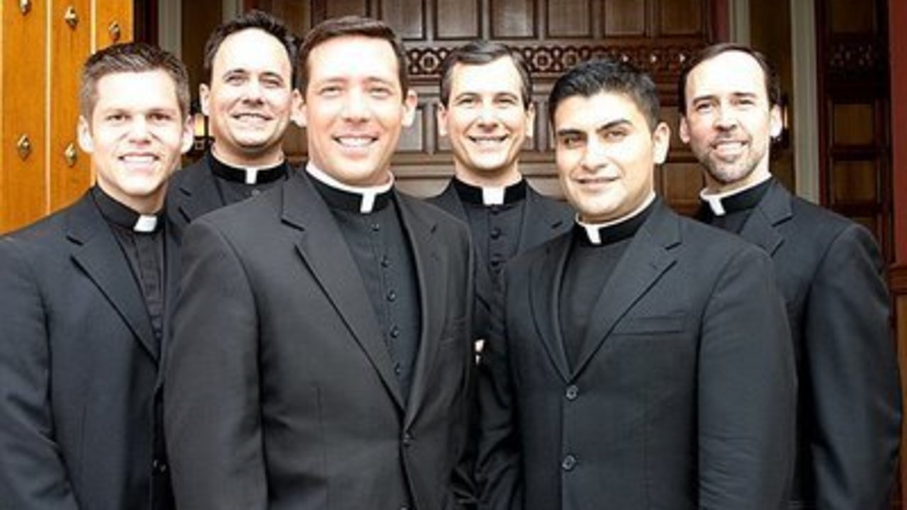 Un grupo de seminaristas.