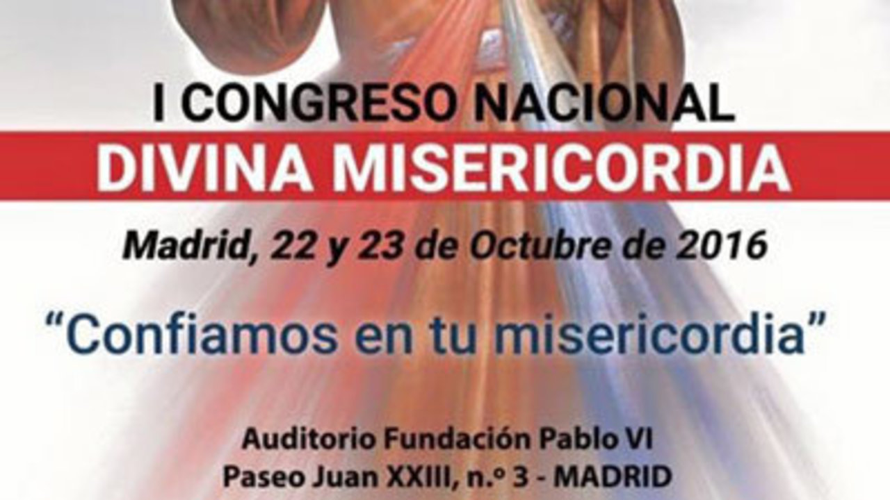 Cartel del Congreso Nacional sobre la Divina Misericordia. 