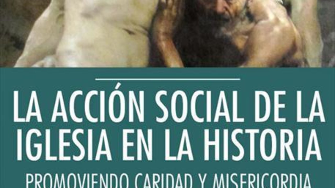 Portada del libro "La Acción Social de la Iglesia en la Historia". 