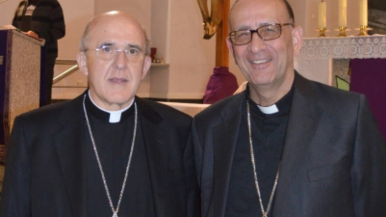 Carlos Osoro y Juan José Omella, arzobispos de Madrid y Barcelona. 